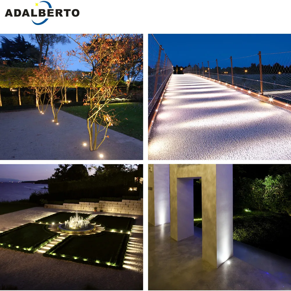 

3W COB LED Underground Light IP67 Waterproof Buried Lighting Outdoor Garden Walkway Ground Landscape Spot 12V-24V Inground Lamps
