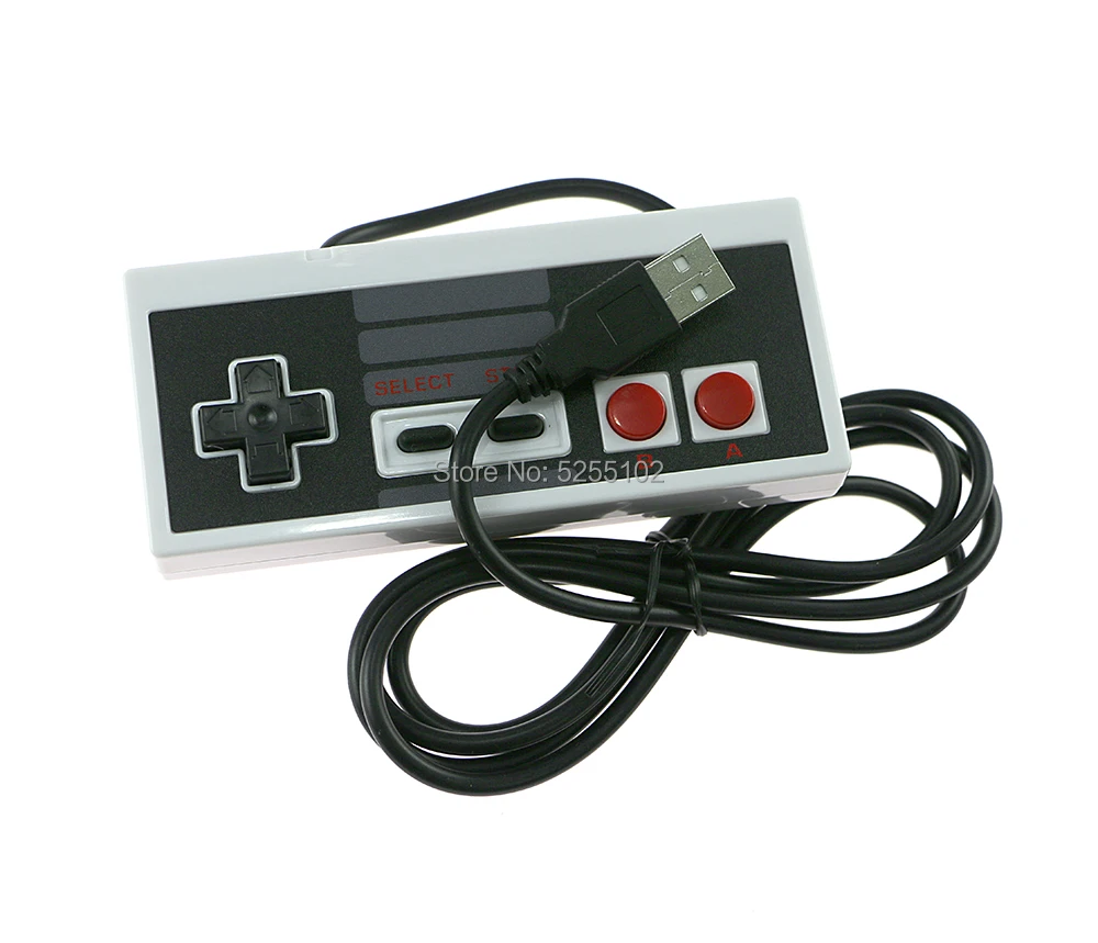 Джойстик USB для NES проводной геймпад ПК/USB/NES ретро контроллер видеоигр |