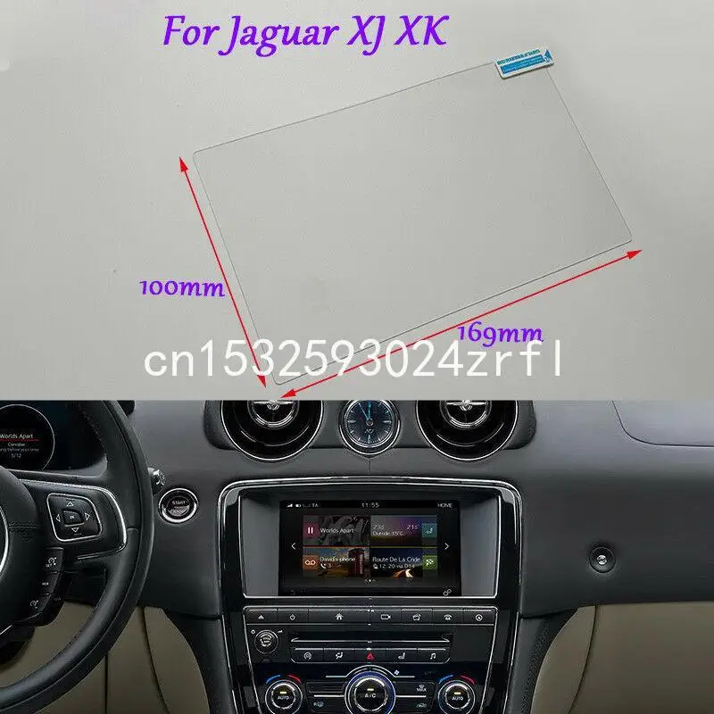 

Internal Accessories For Jaguar XJ XK Car GPS Navigation Screen Glass HD Clear Protective Film 8 inch