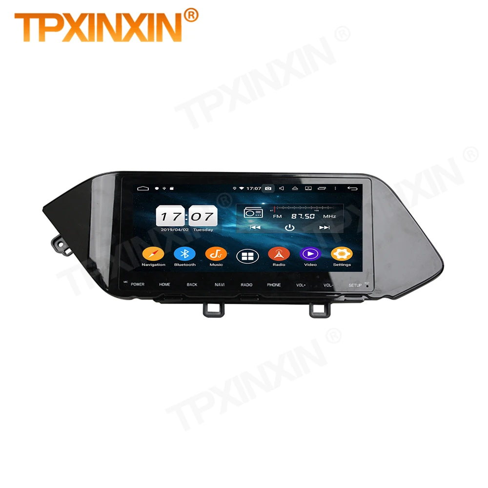 comprar 128g Sem Fio Carplay 2 Din Carro Android 10 Receptor Estéreo Para Hyundai Sonata 2020 Gravador De áudio Rádio Unidade Cabeça Jogador Tela