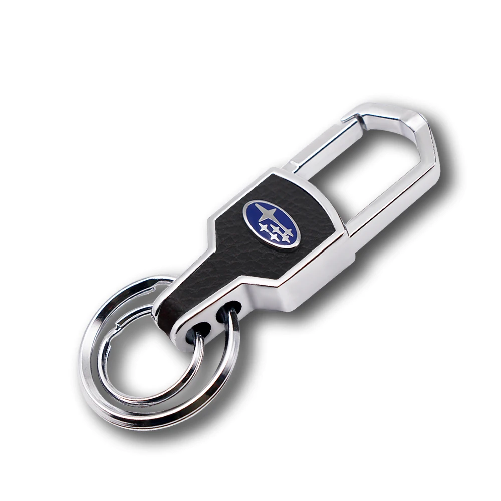 1 шт. 3D металлический Автомобильный логотип автомобильный брелок с кольцом для