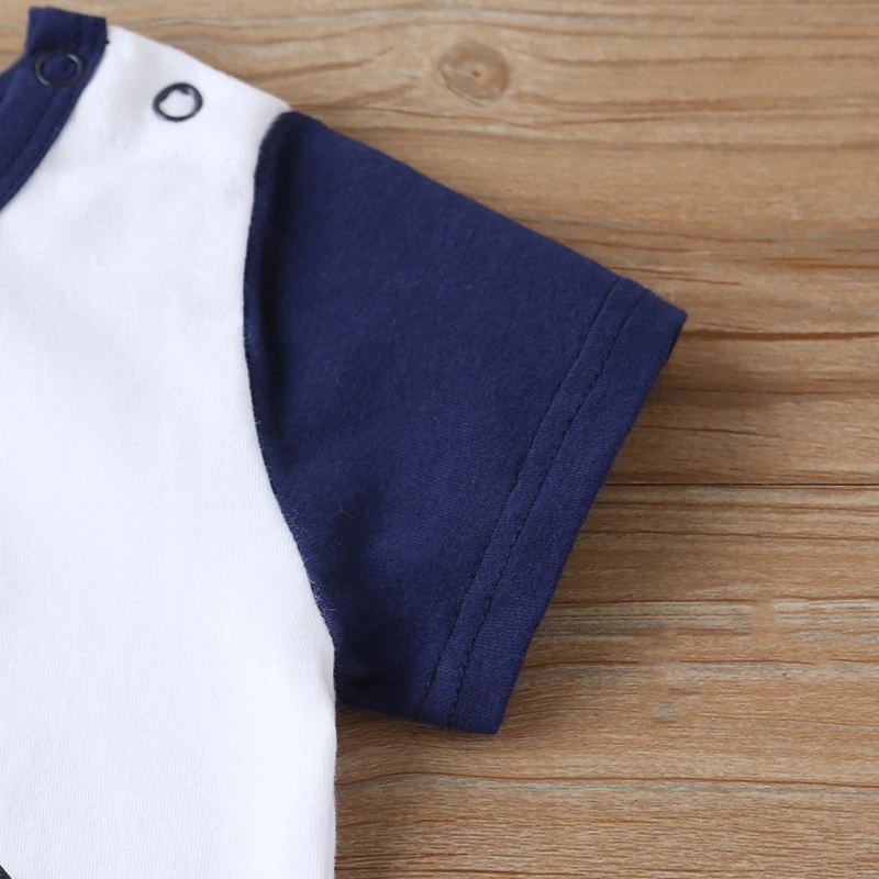 

2020 Newborn Baby Boy Rompers Summer Infant Kids Cartoon Print Short Sleeve Jumpsuit Cotton Toddler Baby Clothes