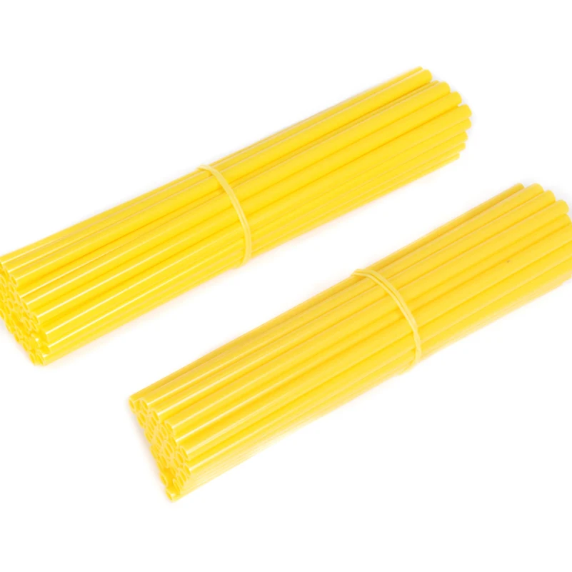 Зеленый 72 шт мотоциклетный грязевой велосипед обода колеса спицы шкуры крышки