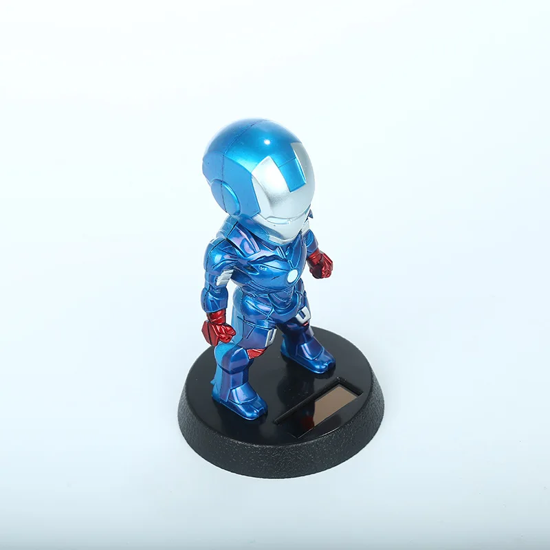 Экшн фигурка в стиле Q Version 2017 супергероя Железного Человека черной Пантеры ПВХ