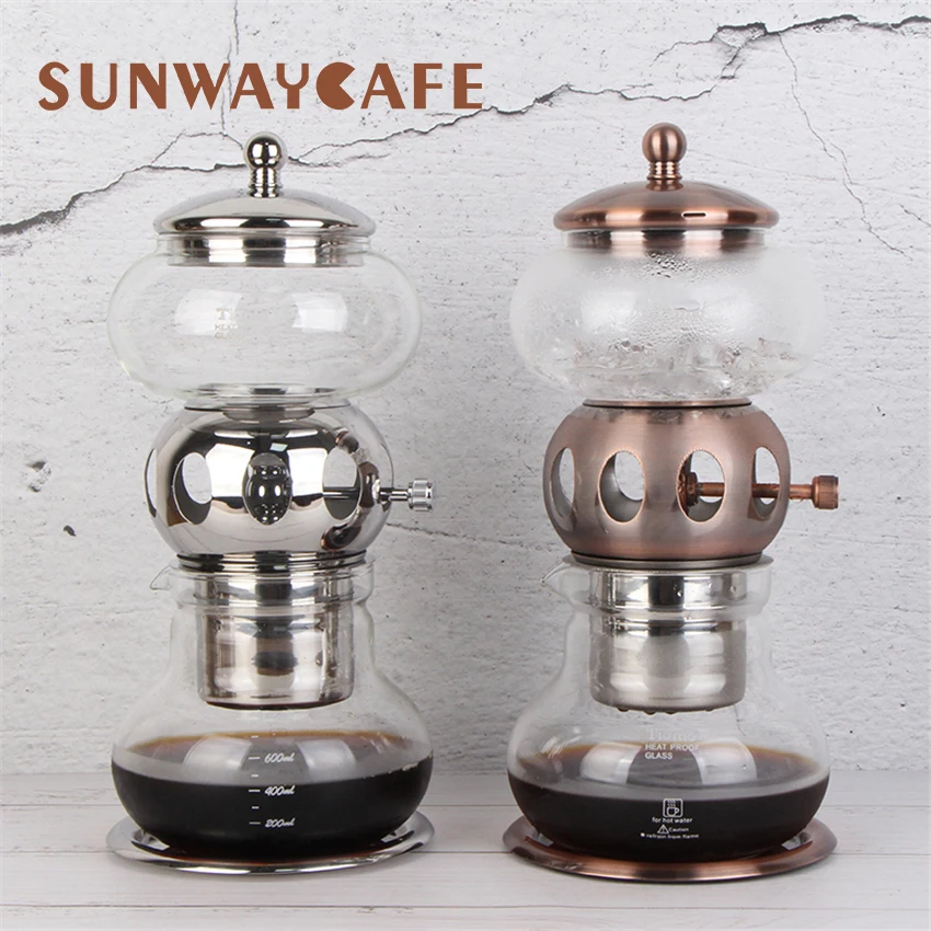 Горячая Распродажа 5 чашек искусственный сифон в японском стиле кофеварка для