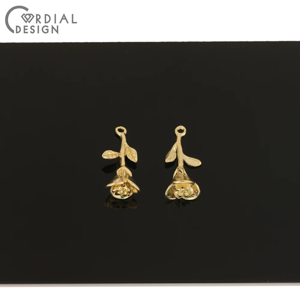 

Cordial Design 100Pcs 11*26MM Jewelry Accessories/DIY Pendant/Flower Shape/Earring Findings/Jewelry Making/Hand Made/Charms