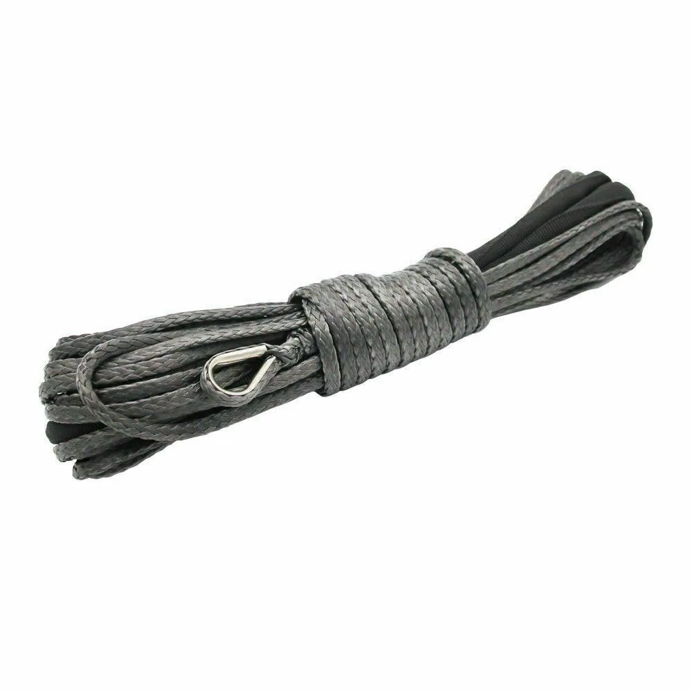 

Motorcycles Winch Rope Synthetic Tow Cord UTV 15m*4.8mm ATV Cable Rope