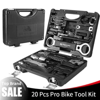 18 in 1 bicycle repair toolbox mtb tire repair tool spoke wrench hex screwdriver kit multifunction bike repair tool kit