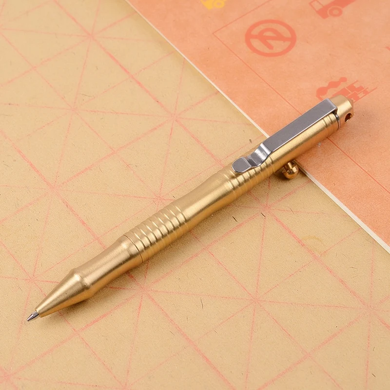 

Solid Brass Bolt Operating Pen Is Suitable As a Gift For Business Office Signature Heavy Brass Pen Suitable Pocket