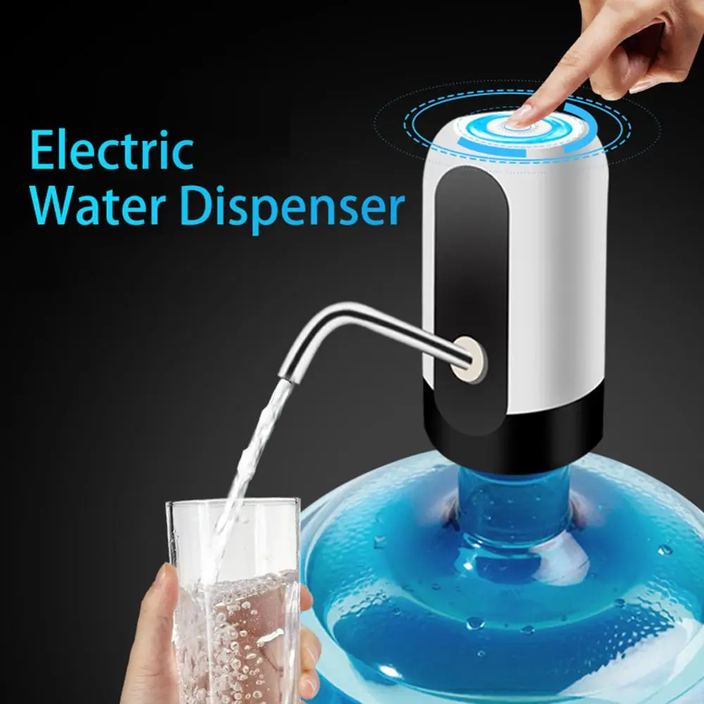 

Home Water Bottle Pump, USB Charging Automatic Drinking Water Pump Portable Electric Water Dispenser Water Bottle Switch for U