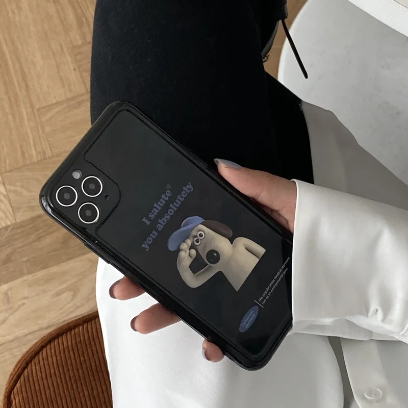 

Cute Cartoon Dog Phone Case for Iphone 12 12Pro 12 Mini 11 Pro Xs Max Xr X SE 2020 7 8 Plus Soft TPU IMD Glossy Protective Cover