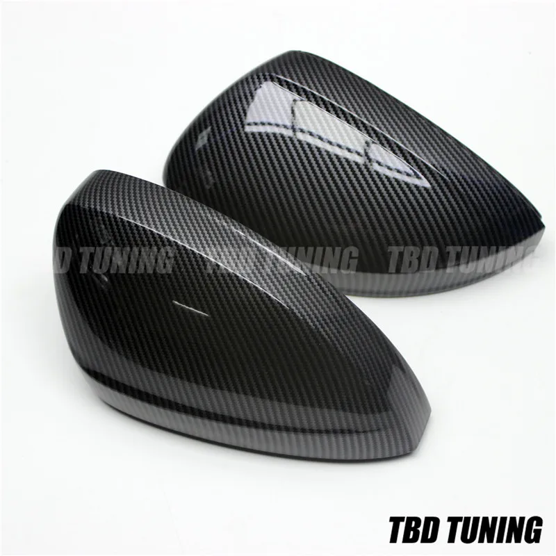 Зеркальный чехол Carbon Look для Volkswagen VW Tiguan Sharan крышка зеркала заднего вида 2009 2010 2011