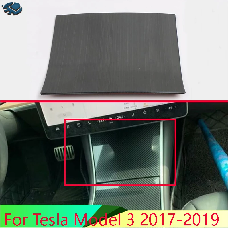 

For Tesla Model 3 2017-2022 Car Accessories Stainless Steel Cigarette lighter panel decorative panel accessories