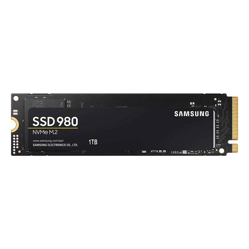SAMSUNG 980 SSD NVMe M.2 250  500 1        TLC PCIe Gen 3, 0x4 NVMe 1, 4