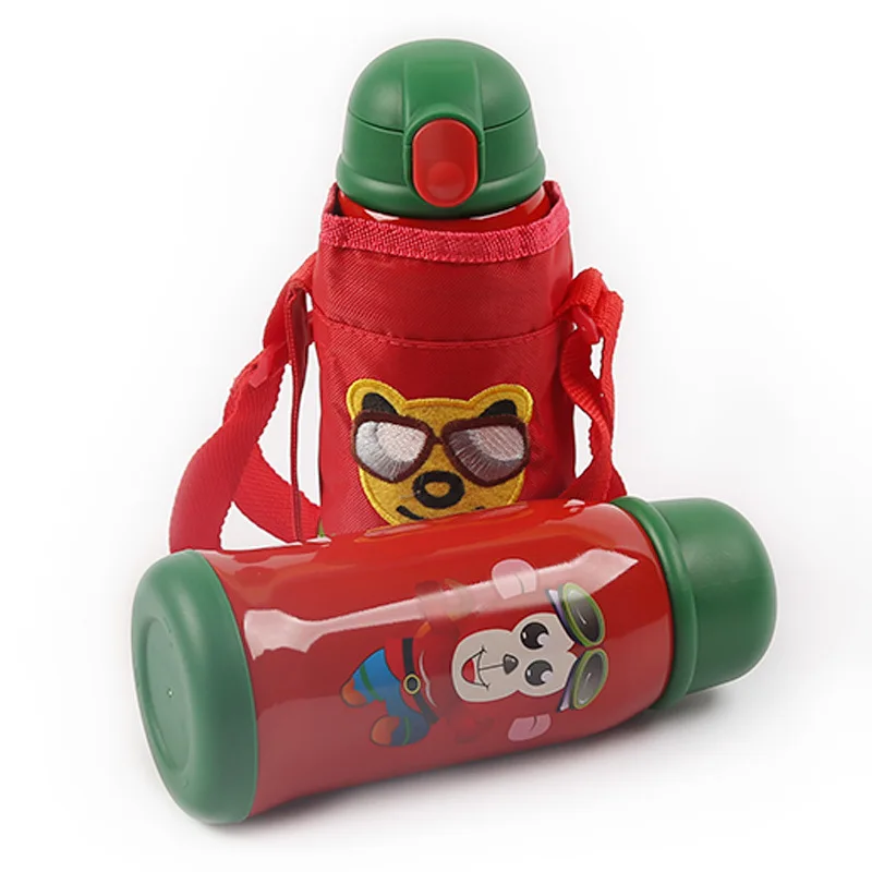 Детская бутылка для воды с соломинкой из нержавеющей стали 500 мл|Бутылки воды| |