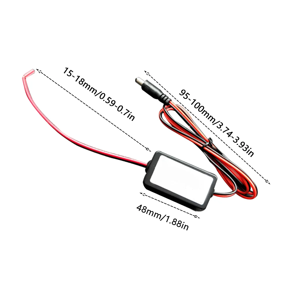 

Car Rear View Rectifier, 12V DC Power Relay Capacitor Filter Connector for Backup Auto Car Camera Filter