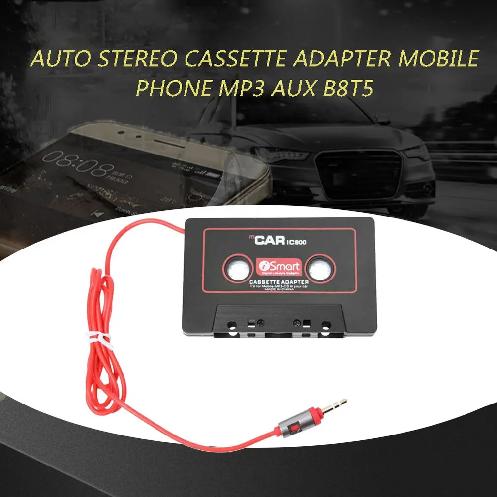 Cassette Aux Adapter Audio Car Player Tape Converter 3.5mm Jack Plug for Phone MP3 AUX CD Smart | Электроника