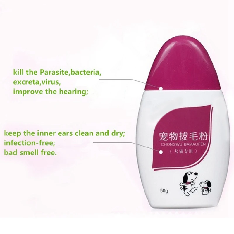 Наполнитель для ушей собак и кошек 50 г ушной порошок | Дом сад
