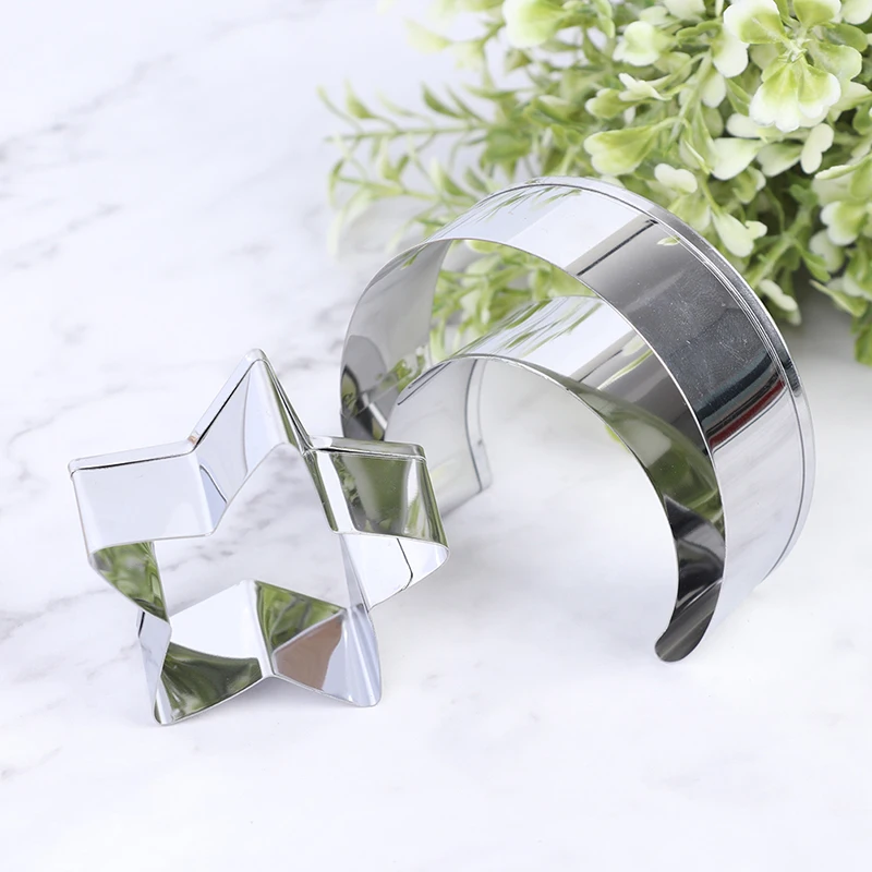 

EID MUBARAK Moon Star Biscuits Mold Cookie Cutters Set Cutters Molds Kitchen DIY Handmade Baking Tools For Party Home Decoration