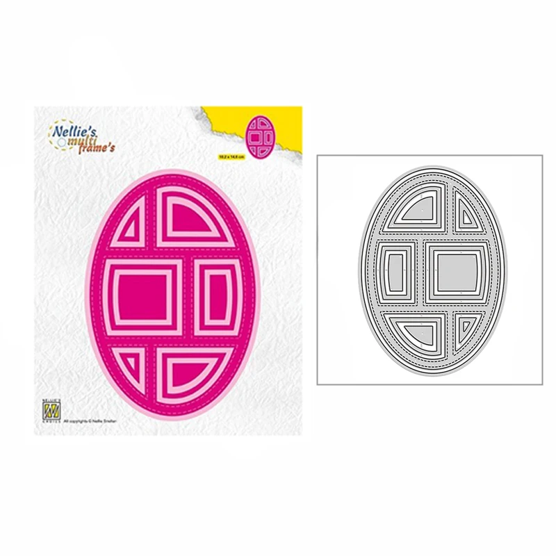 

2021 новые сшитые геометрические овальные металлические пресс-формы для «сделай сам» Скрапбукинг Украшение бумажные изделия и изготовление ...