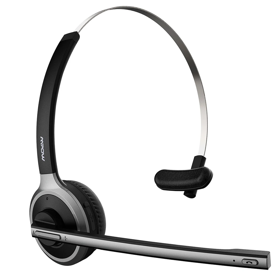 Mpow M5 Bluetooth 4,1 гарнитура Беспроводные наушники с шумоподавлением с кристально чистым микрофоном для водителя грузовика/водителя