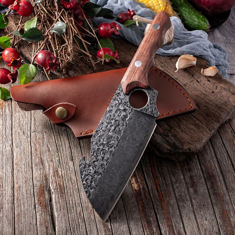 

5Cr15Mov Stainless Steel Meat Cleaver Boning Knife Kitchen Chinese Chef Knife Vegetable Cutting Tools Outdoor Knife