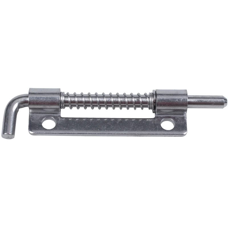 Hardware Spring Loaded Metal Security Barrel Bolt Latch 3.5&quot Long Silver Tone | Обустройство дома