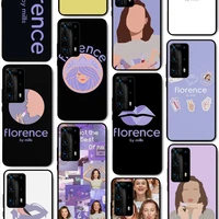 florence by mills phone case for huawei p40 p30 p20 pro p10 plus p9 p8 lite p smart cover