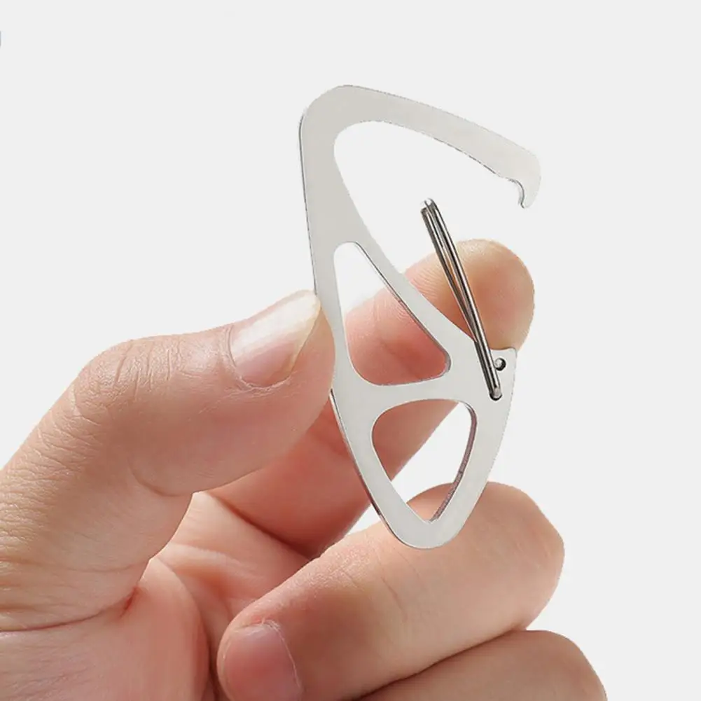 

Альпинизм походный карабин Outdoor Mini нержавеющая сталь Противоугонная пружинная Пряжка Альпинизм Карабин