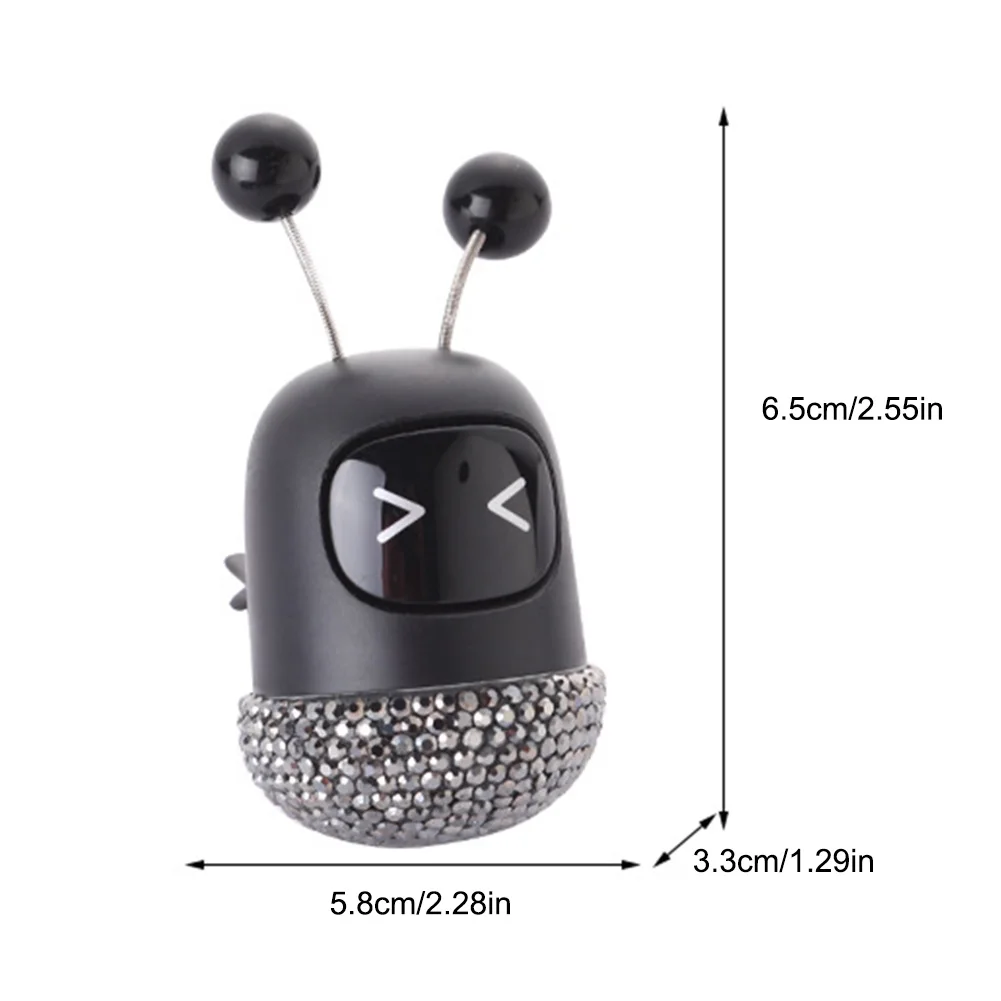 Освежитель воздуха для автомобиля робота ароматерапия духи с зажимом украшение