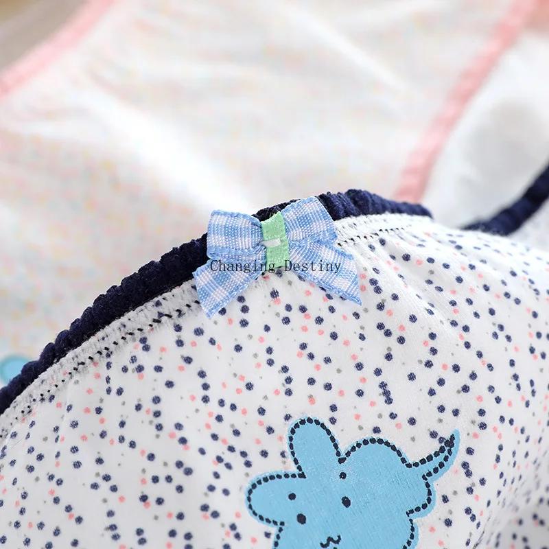 18 Colors Women's Underwear Pure Cotton Bowknot Cartoon Printing Girls Underpants Low-waisted Comfortable Female Briefs | Женская