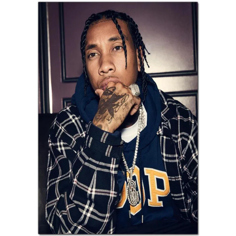 Высококачественный настенный постер на заказ с изображением тиги и рапера