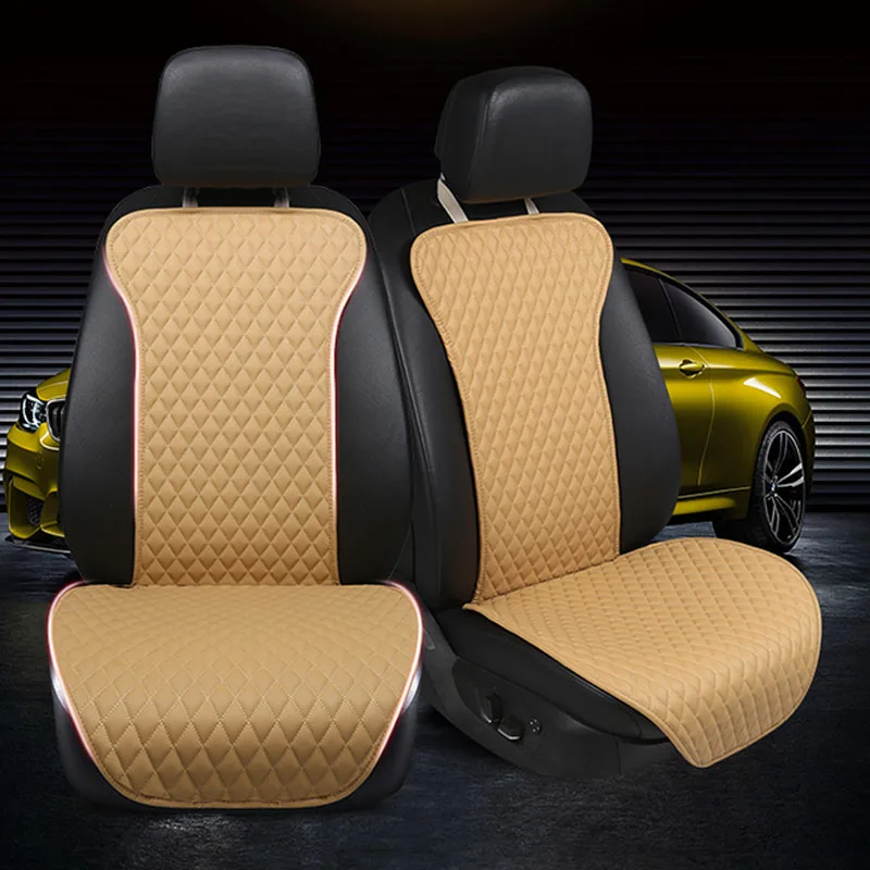 

2019 New Arrival Not Moves Car Seat Cushions, Single Universal Pu Leather Non Slide Seats Cover Water Proof Easy Clean D5 X36