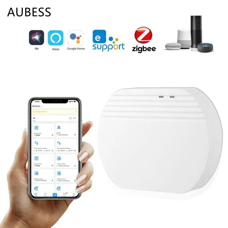 

Aubess EWelink ZigBee Smart Wireless Gateway Hub Smart Home Works With Alexa Google Home Supports 2.4G WIFI Network