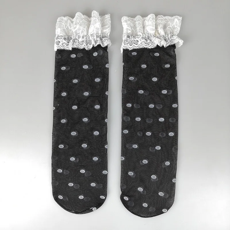 KASURE новая мода весна лето прозрачные тонкие сетчатые тюлевые носки до щиколотки