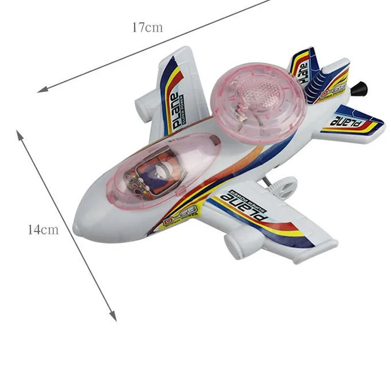 1 шт. классический забавный веревочный самолет для развлечения детей заводные