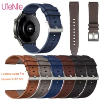 22mm genuine leather band watch strap replacement belt for huawei gt2 pro sport smart watch new wristband bracelet accessories