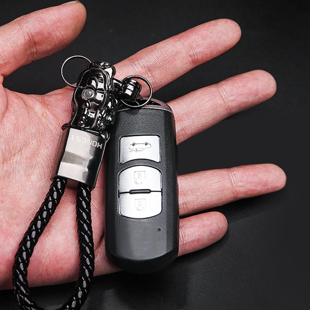 Автомобильный брелок из искусственной кожи для ключей держатель Bmw Skoda Scania Opel