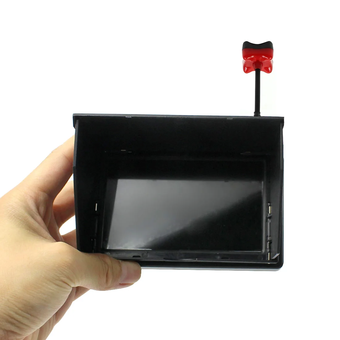 

JMT 5.8G 48CH 4.3 Inch LCD Screen FPV Reciever Monitor With FPV Antenna RP-SMA for FPV Racing Drone Quadcopter
