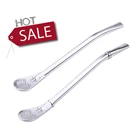 Моющийся фильтр для питьевой соломы ручной работы Yerba Mate из нержавеющей стали бомбилья из тыквы для чая практичные инструменты для напитков аксессуары для бара Новинка