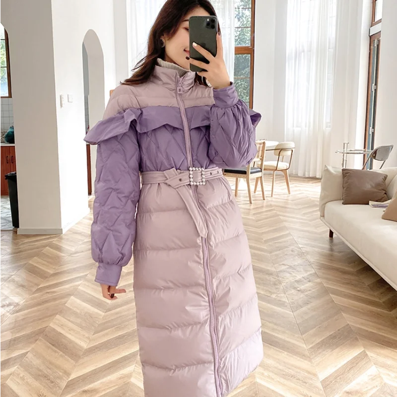 

Winter Jacket Women Parkas Warm Jackets for Women 2021 Lady Down Cotton Coat Female Midi Slim Coats Chaquetas Para Mujer HLY191