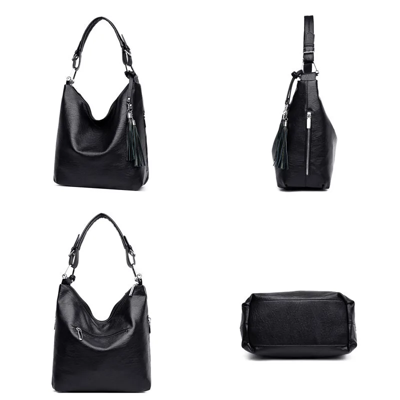 Повседневные женские сумки через плечо с кисточками роскошные дизайнерские для