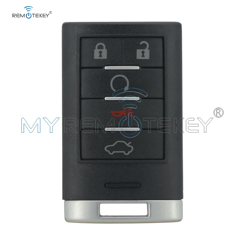 Смарт-брелок Remtekey 25943676 25943677 5 кнопок 315 МГц для Cadillac CTS STS M3N5WY7777A дистанционный ключ