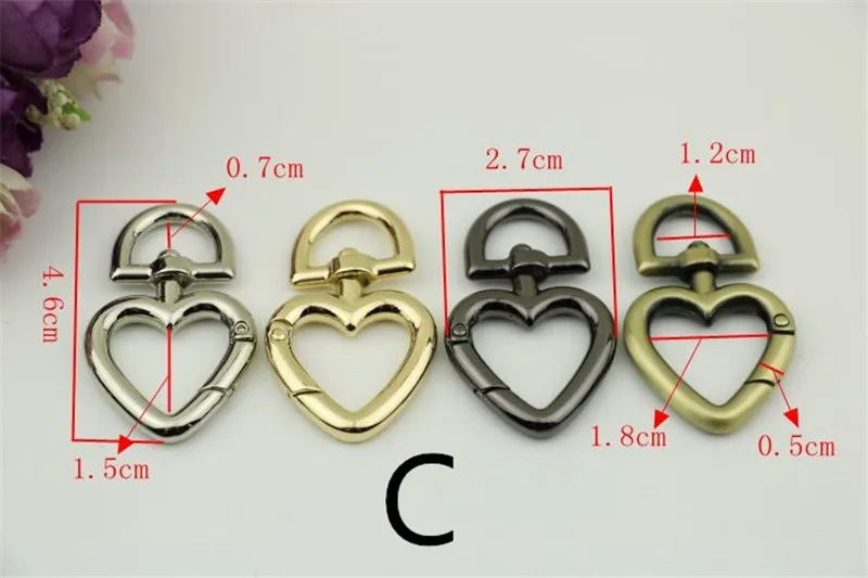 8 шт. металлические Пружинные круглые зажимы для ключей | Дом и сад