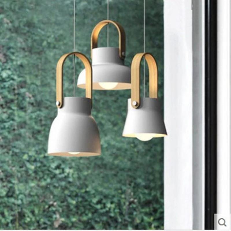 

Nordic Loft LED Iron Pendant Lights Restaurant Room Bedroom Simple Hanging Lamp Home Indoor Kitchen art de pendant lamp Lighting