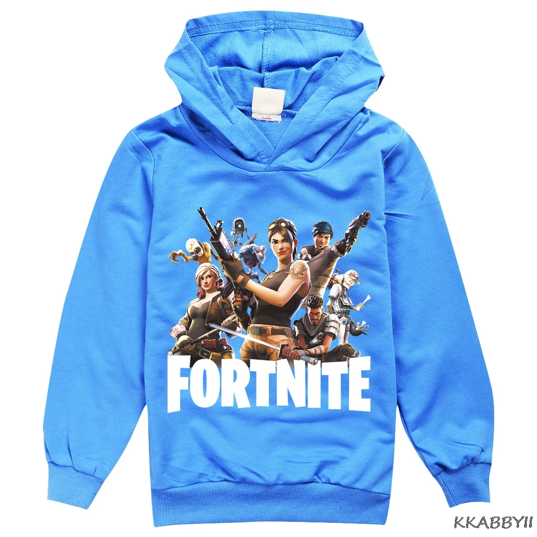 Свитшот Fortnite для мальчиков и девочек, Модная хлопковая толстовка с принтом, на весну и осень