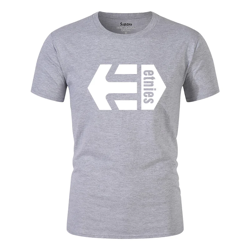 

T-shirt Etnies letter print T-shirt men's black 100% cotton T-shirt summer skateboard T-shirt boy skateboard T-shirt top