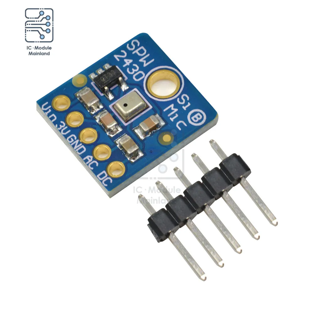 Силиконовый микрофон SPW2430 MEMS модуль датчика обнаружения звука для голосовых