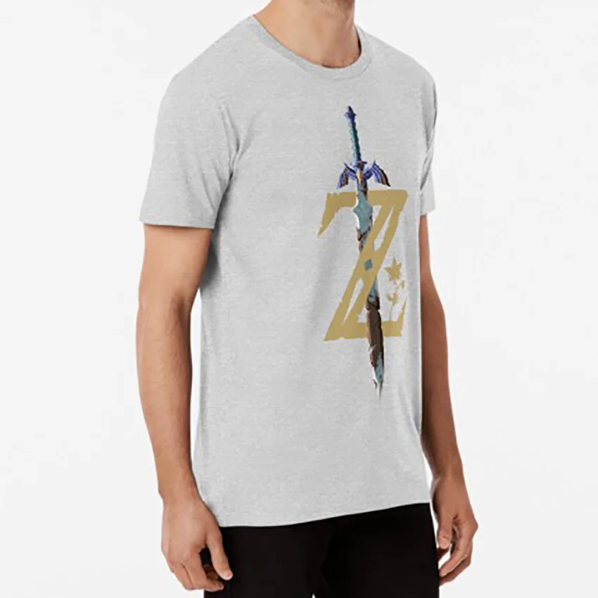 The Legend of Zelda: Breath the Wild Z T shirt legend zelda breath wild logo retro mastersword link archer |