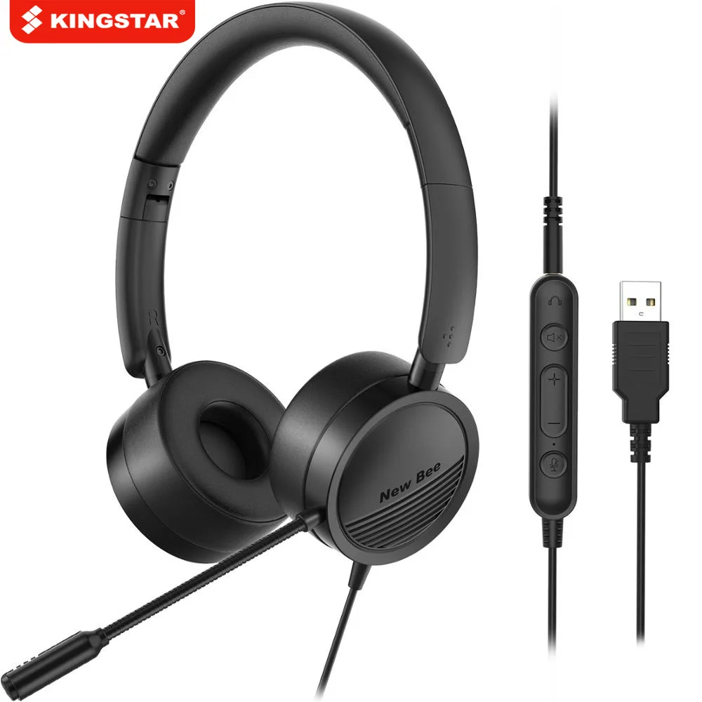 

USB-гарнитура KINGSTAR с микрофоном для ПК, 3,5 мм, с микрофоном